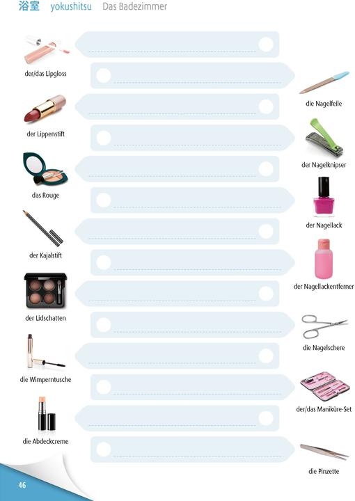 Actual product image 444 Japanese vocabulary stickers (German, Japanese, PONS, 2021)