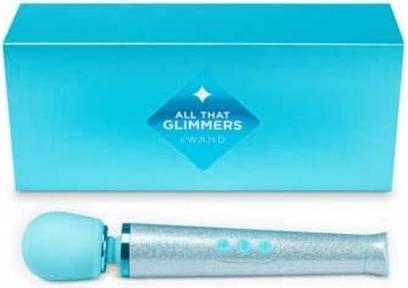 Image du produit Le Wand Petite All That Glimmers Massager Vibrant Rechargeable Bleu