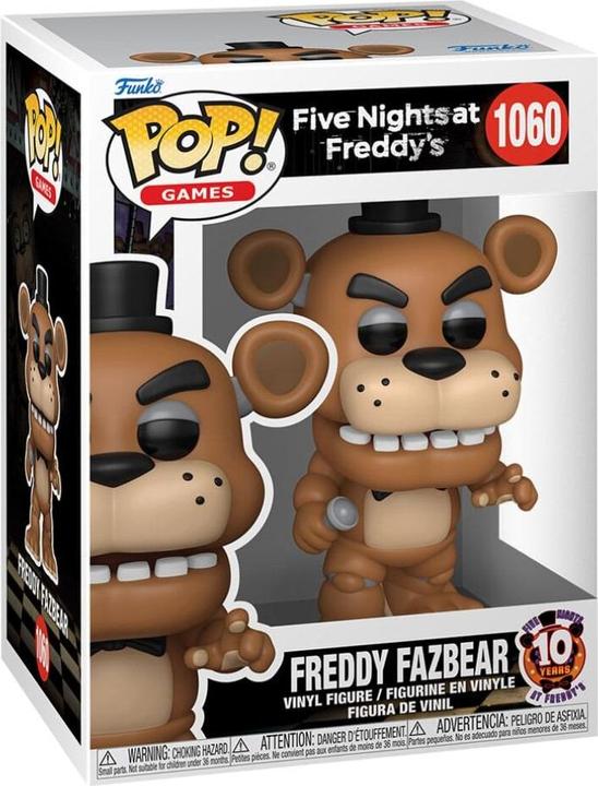 Actual product image Funko Five Nights at Freddy's POP! Vinyl Figure 10th Anniversary - Freddy 9 cm