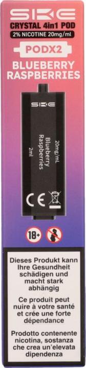 Image du produit SKE 4in1 Pod 2x (Framboise, Myrtille)