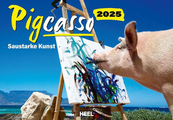 Produktbild Pigcasso Kalender 2025 (Harter Einband, Deutsch)