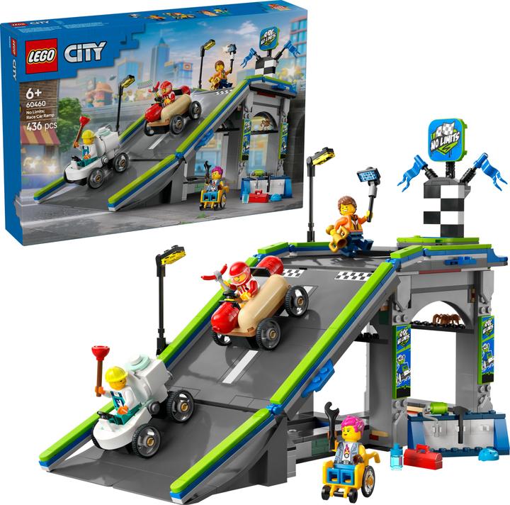 Produktbild LEGO Keine Limits: Seifenkistenrennen mit Rampe (60460, LEGO City)