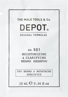 Produktbild Bruno Vassari 500 Beard Mustache Specifics No 501 Pro-Vitamin B5 Beard Shampoo - feuchtigkeitsspendend und klärend (10 ml)