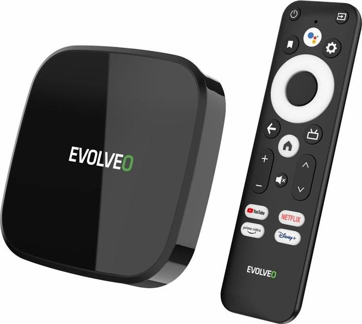 Produktbild Evolveo MultiMedia Box A4, 4k Ultra HD, BT,Wifi, 32 GB, Android 11 (32 GB, Android 11)