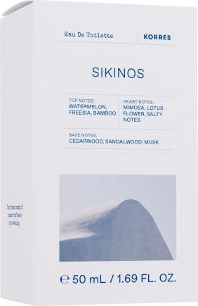 Actual product image Korres SIKINOS Eau de Toilette (Eau de toilette, 50 ml)