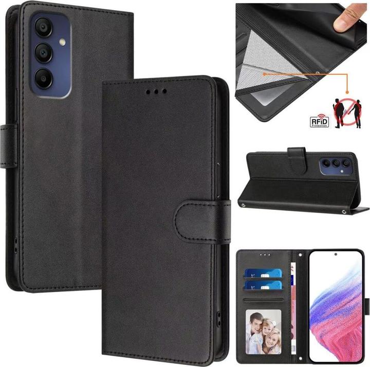 Actual product image Cover-Discount Galaxy A16 - Leather case with RFID blocker (Samsung Galaxy A16 5G)