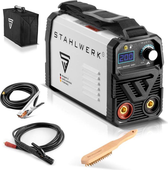 Stahlwerk Schweissgerät ARC 200 MD IGBT MMA E Hand Inverter Single-Board 200 A
