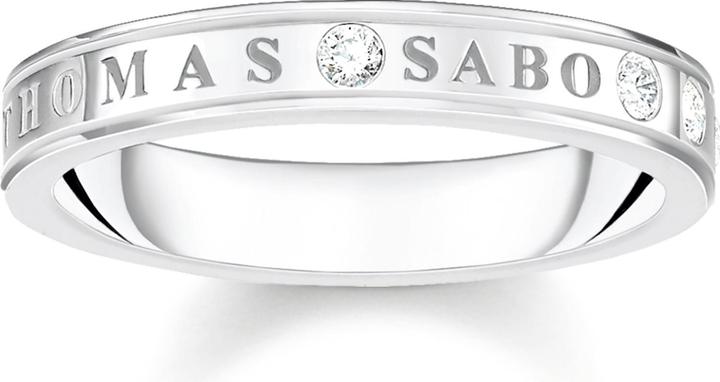 Actual product image Thomas Sabo Ring with white stones silver (54, 925 Silver)