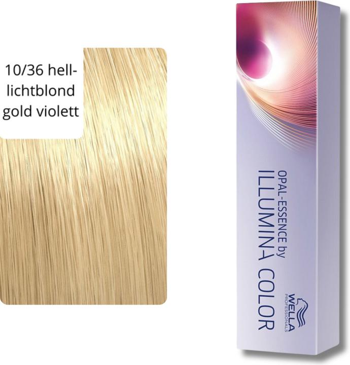 Actual product image Wella Illumina Color (10/36 Light blonde gold-violet)