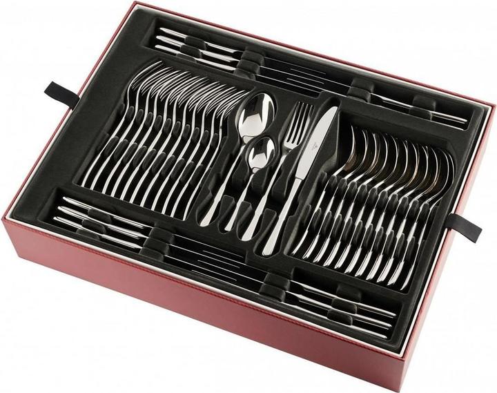 Produktbild Gerlach G01-0049P-ZEST-68PU-S1S1-01 Muza Besteckset 68-teilig in Holzbox, 18/8 Stainless Steel (68 Stück, Besteck Set)