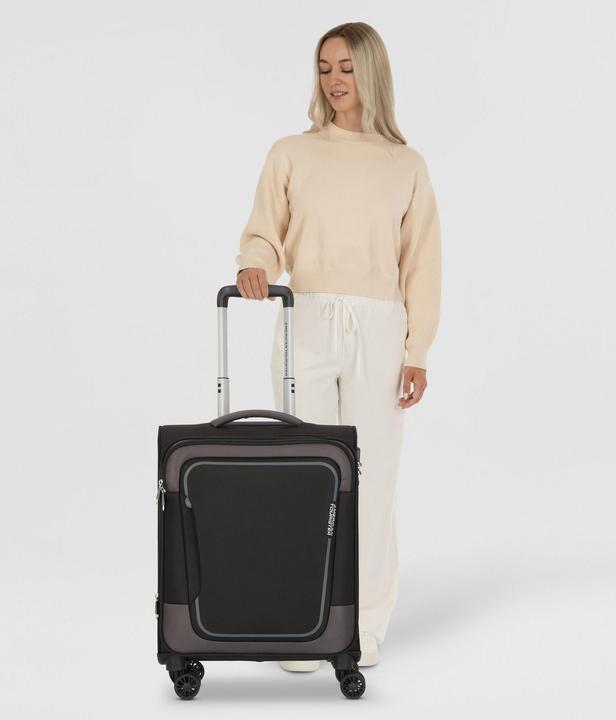 Actual product image American Tourister Case & Trolley Pulsonic Spinner 55 EXP (35 l, Hand luggage (up to 50 litres))