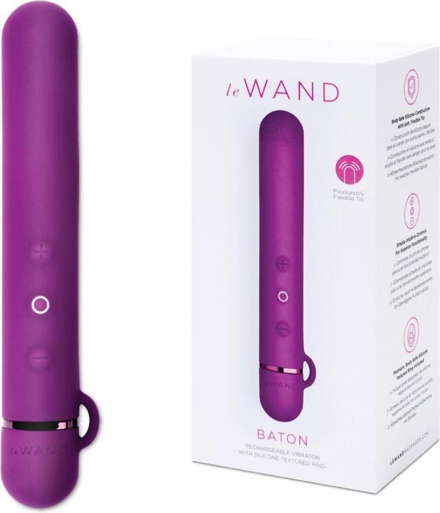 Produktbild Le Wand Auflegevibrator "Baton" Cherry