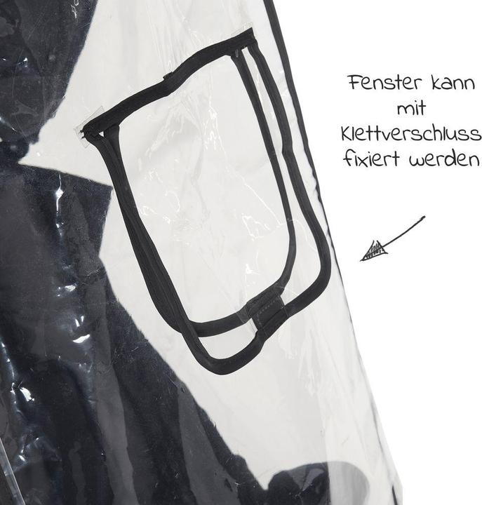 Actual product image Diago Universal rain cover for buggy & pushchair with lockable rain cover