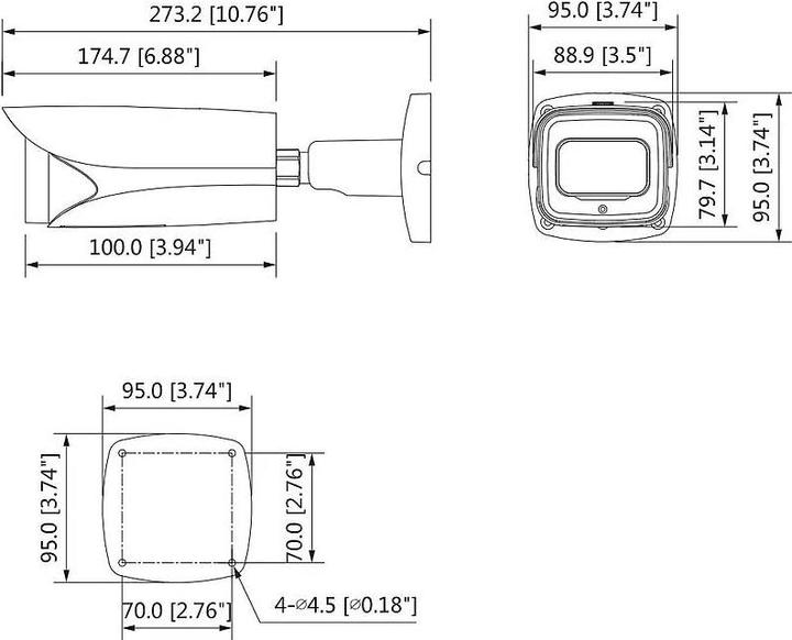 Nutritional values and ingredients Dahua Technology Pro DH-IPC-HFW5442E-ZE - IP Security Camera - Outdoor - Wired - (2688 x 1520 pixels)
