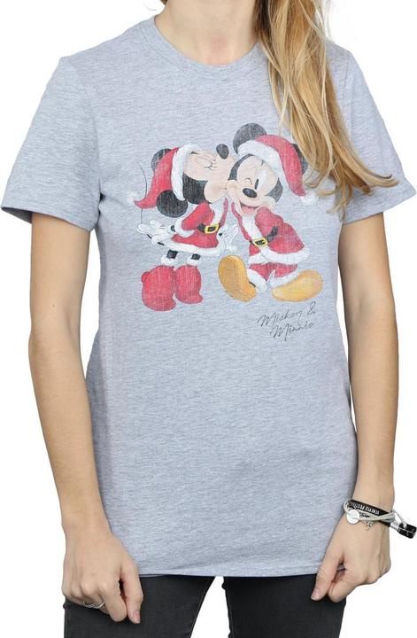 Produktbild Disney Mickey And Minnie Christmas Kiss TShirt (S)