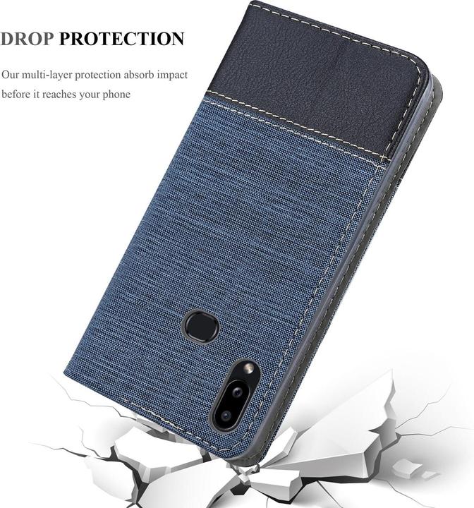 Actual product image Cadorabo Book Jeans Optics Cover (Samsung Galaxy A10s)