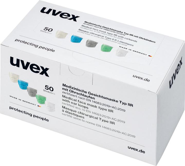 Produktbild Uvex Safety 8739520 Mund-Nasen-Schutz 50 St. DIN EN 14683 (50 x)