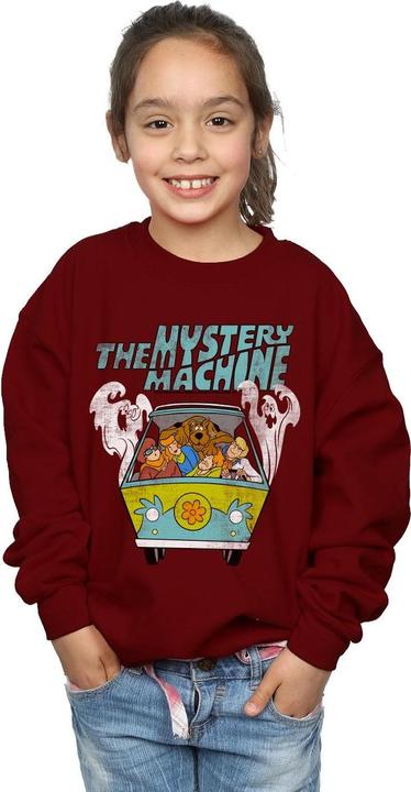Actual product image Scooby Doo Girls Mystery Machine Sweatshirt (128)