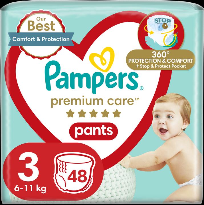 Actual product image Pampers Premium Care Pants (Size 3, Pack, 48 Piece)