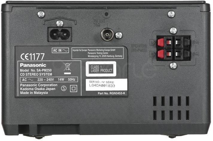 Produktbild Panasonic Sc-Pm250eg (CD Player, Bluetooth, 2x 10 W)