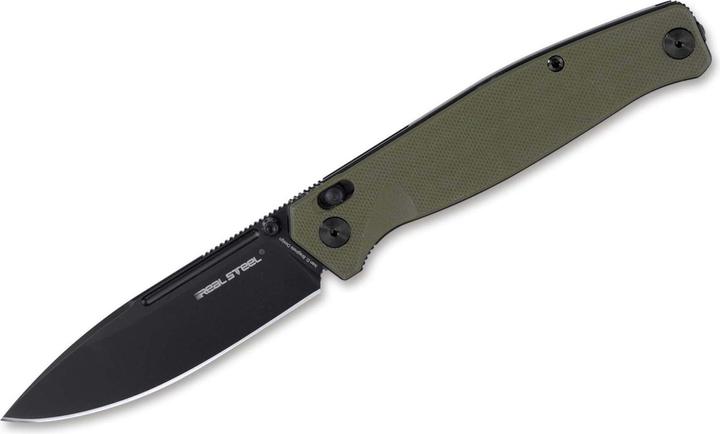 Immagine prodotto Real Steel Huginn Compact G10 verde OD (8.10 cm)