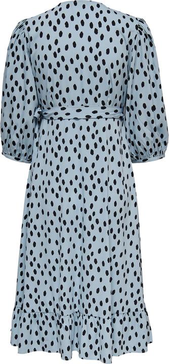 Actual product image Only 3/4 sleeve wrap midi dress (M)