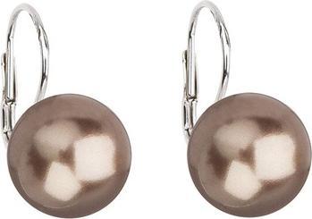 Actual product image Evolution Group Charming Dangling Earrings With Synthetic Pearls 711063 Bronze