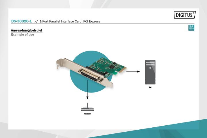Actual product image Digitus Parallel PCI Express card