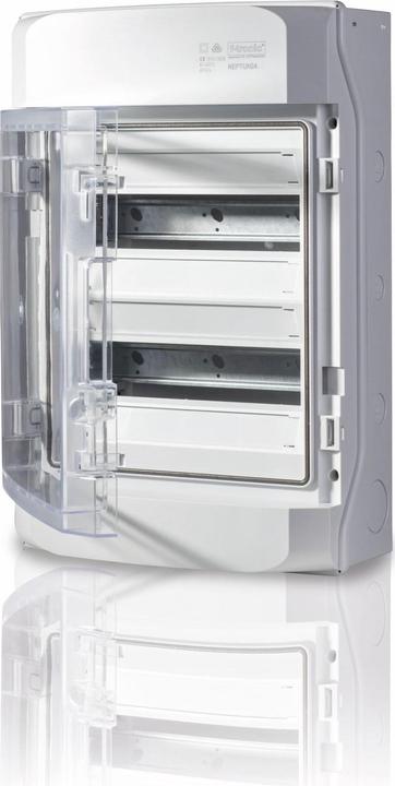Actual product image F-Tronic Surface-mounted damp-proof distributor IP65 Neptun24 PS Ventilation open