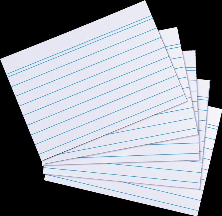 Produktbild Herlitz Karteikarten, DIN A8, liniert, weiá (A8, 170 g/m², 200 x)