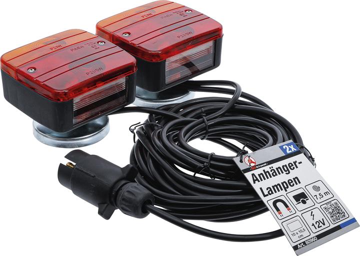 Produktbild BGS Anhänger-Lampen mit Magnethalter 2-tlg.
