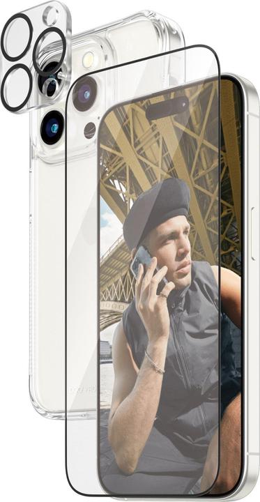 PanzerGlass 3-in-1-Pack (1 Stück, Apple iPhone 15 Pro)