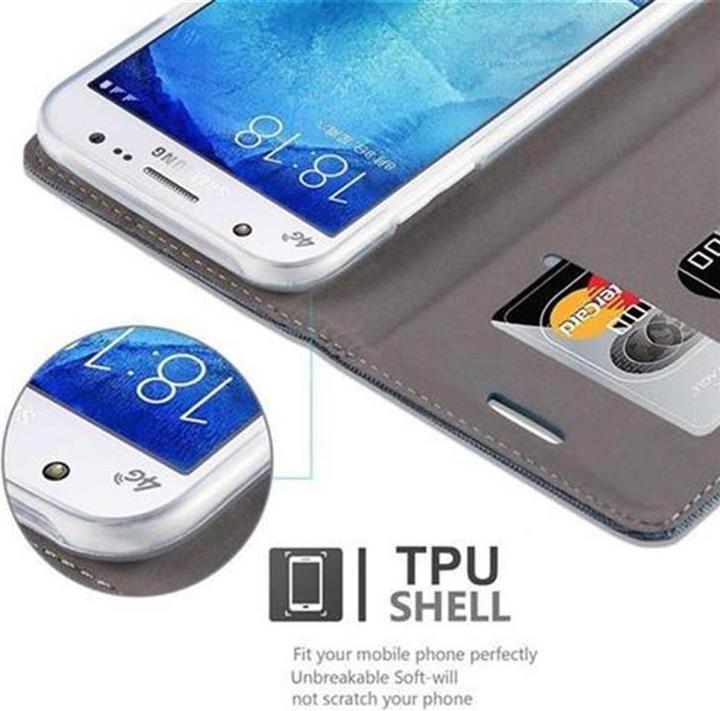 Produktbild Cadorabo Book Jeans Optik Cover (Samsung Galaxy J5 (2015))