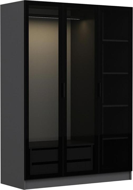 Charcoal, Black, Glassware