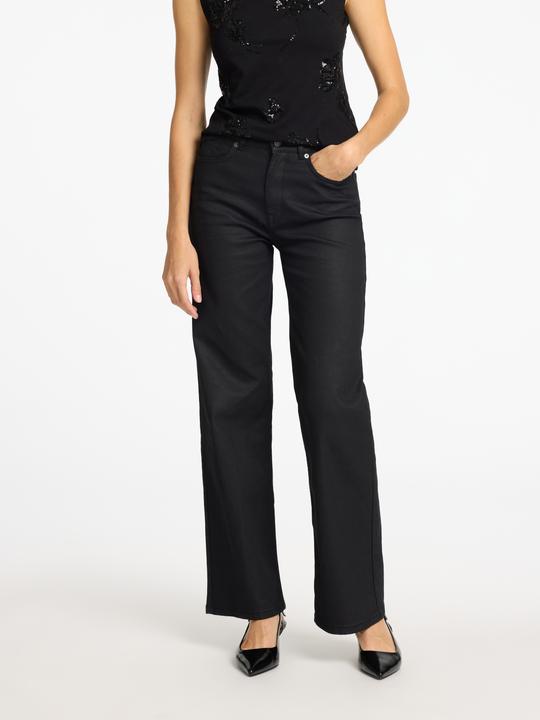 Actual product image Selected Femme Coated wide fit jeans (W29/L32)