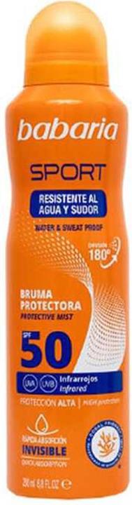 Babaria Sport Protective Mist SPF50 Spray 200ml (Sonnenspray, SPF 50, 200 ml, 200 g)
