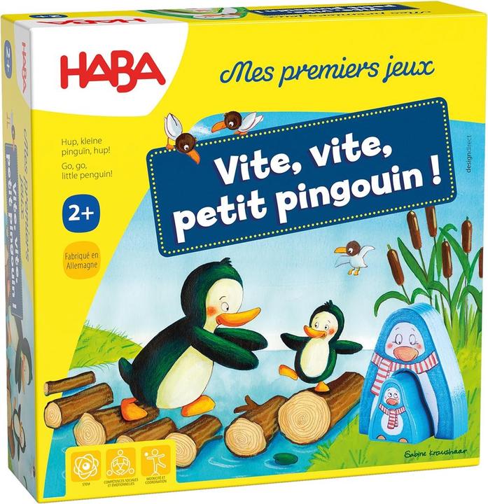 Immagine prodotto Haba Mes premiers jeux - Vite, vite, petit pingouin! (Tedesco, Francese, Italiano, Inglese)
