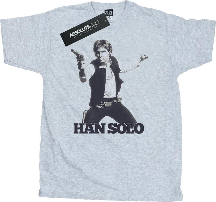 Immagine prodotto Star Wars Han Solo Retro Photo Maglietta Uomo (L)