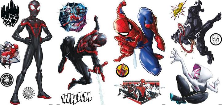 Actual product image Roommates Spider-Man Miles Morales Peel And Stick Wall Decals