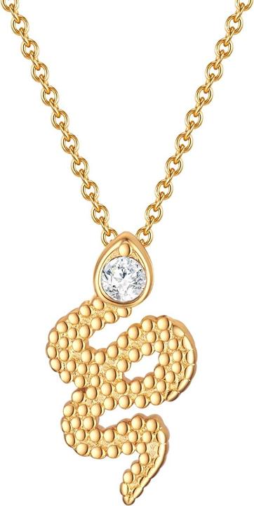 Lulu & Jane Damen Kette Schlange Metall - 35658 (Metall-Legierung)