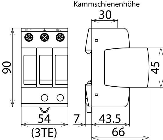 Image du produit Dehn SOEHNE DG YPV SCI 1000Parasurtension photovoltaïque
