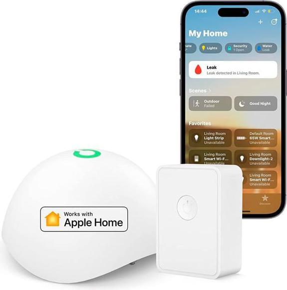 Actual product image Meross Smart Water Leak Sensor