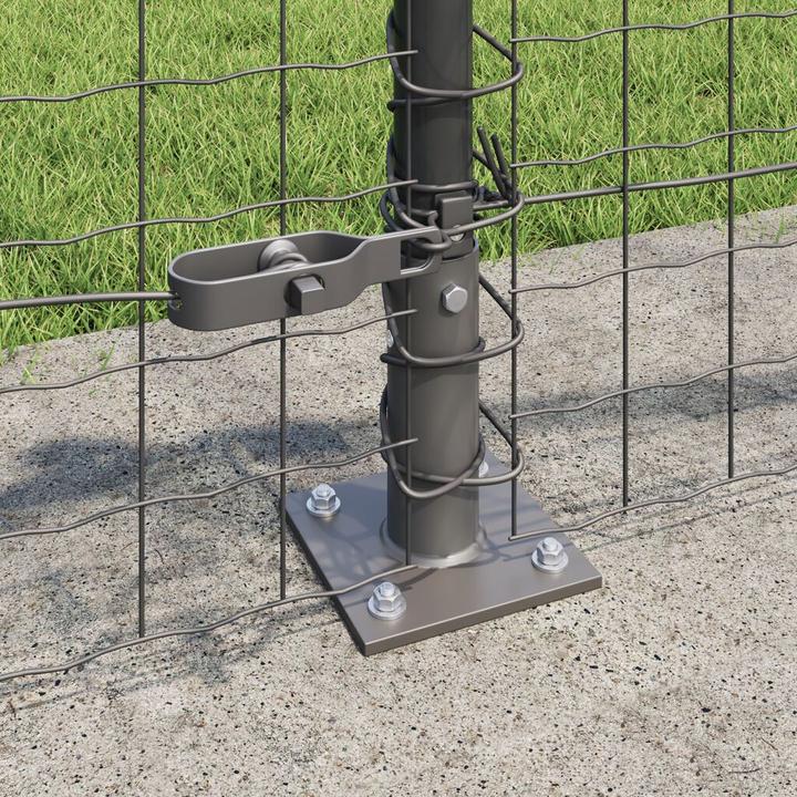 Immagine prodotto VidaXL Set di paletti per recinzione 7 pezzi in cemento grigio 3,2 x 3,2 x 50 cm Durevole