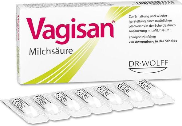 Produktbild Vagisan Milchsäure (Vaginalzäpfchen)
