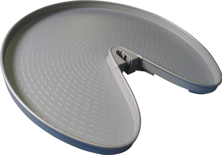 Ninka Swivel shelf 3/4 circle - for ProArc KB 900mm kitchen corner unit, quartz grey (1 pcs.)