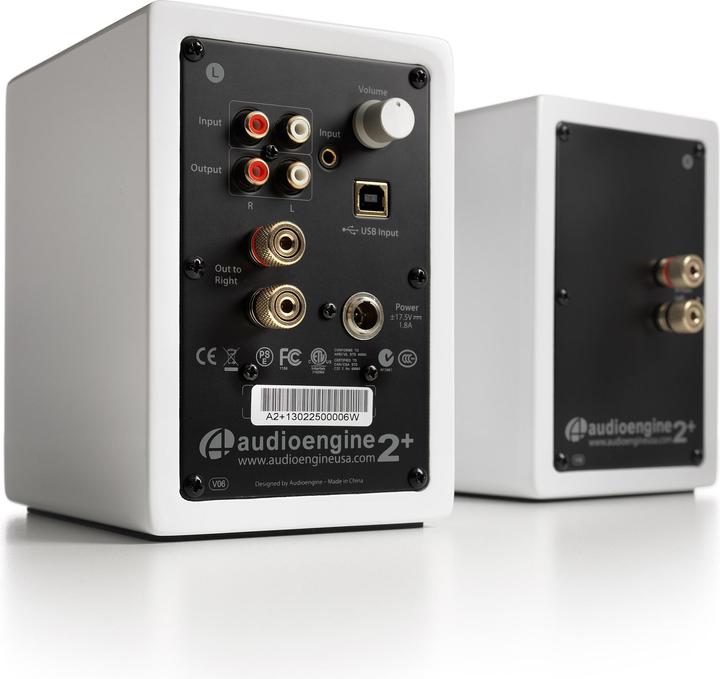 Produktbild Audioengine A2+ Wireless Paar, Weiss (1 Paar, 60 W)