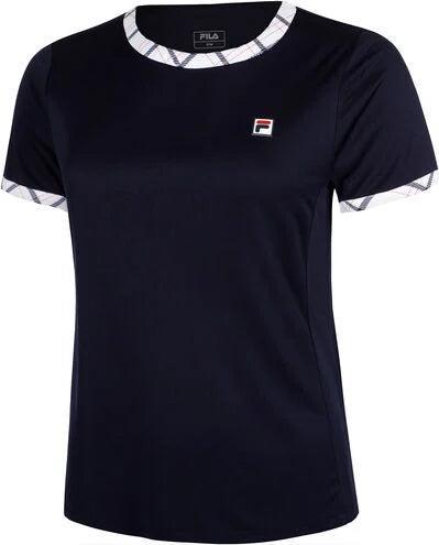 FILA T-Shirt Yamila Navy/Check Comb Woman