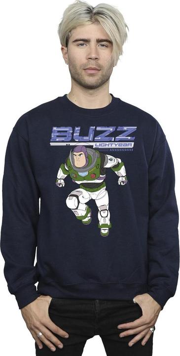 Actual product image Disney Mens Lightyear Buzz Jump To Action Sweatshirt (S)