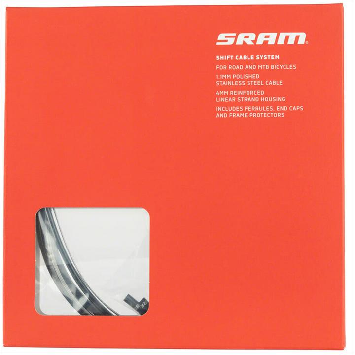 Image du produit Sram Kit câble d'engrenage Route & VTT Noir 4mm