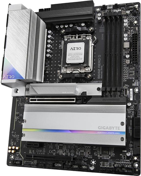 Actual product image Gigabyte MB GBT AMD AM5 B650 AERO G (AM5, AMD B650, ATX)